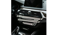 3 Pieces Center Console Air Outlet Trim Decorative Console Vent Trim with Mesh Low-Profile Lower Air Vent Cover for Dust Protection