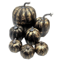 7 Pieces Artificial Pumpkins Seasonal Foam Pumpkins Decorative Decorations for Halloween, Wreaths