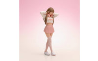Girl Figurine Hand-Painted Resin Figure Realistic Miniature for Diorama