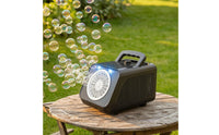 Battery-Powered Portable Bubble Machine Compact Electric Bubble Machine Lightweight Toy Indoor for Weddings, Backyard