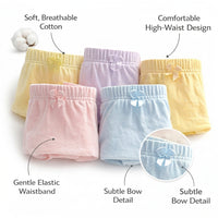 Underwear Women High Waisted Knickers Multipack in 100% Pure Material, Breathable Postpartum for with Full Coverage