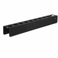 High Capacity Car Detailing Brush Holder Compact Detailing Brush Holder Black Tool Organizer Long-Lasting for Garage