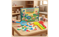 Fly Catching Game Easy to Learn Card Game with Paddles Toy Colorful Fun for Preschoolers, Classroom, Travel