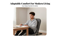 Multi-Functional Adjustable Bed Chair Thick Padding Adjustable Floor Lounger Ergonomic Design Lazy Sofa No Assembly Required for Students, Elderly, Dorm Room, Bedroom, Reading, Meditation