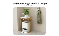Multi-Functional Robot Vacuum Stand Space-Saving Robot Vacuum Enclosure Stable Frame Storage Rack Easy Assembly for Apartment Dwellers, Homeowners, Living Room, Next to Sofa, Bedroom, Hallway