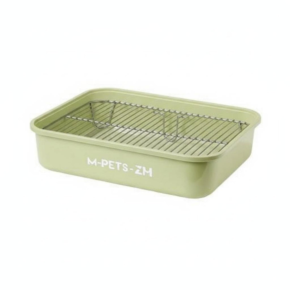 Anti-Tracking Dog Toilet with Grate Easy to Clean Puppy Training Tray for Young Dogs