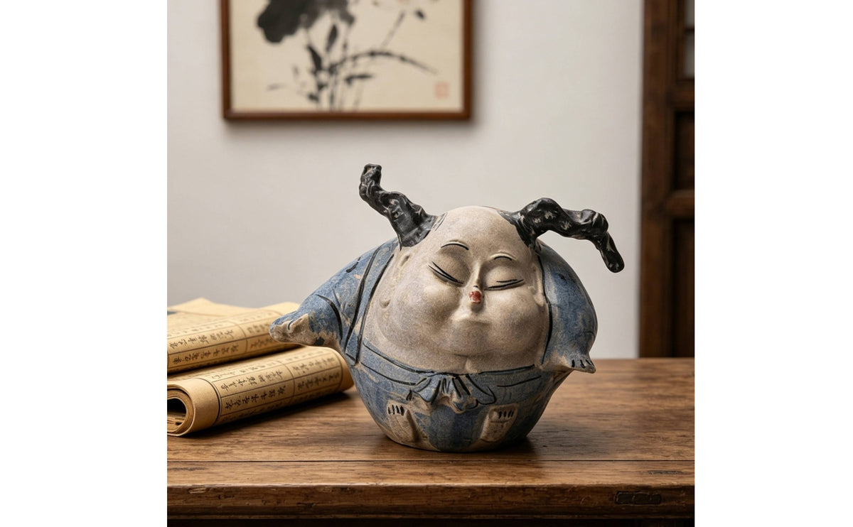 Girl Figurine Elegant Ceramic Figurine Graceful Girl Sculpture for Home Stylists