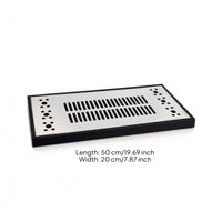 Stainless Steel Beer Spill Tray Commercial Spill Tray with Drain Sleek Polished for Kegerator