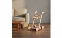 Kids Medical Cart Educational Kids Shopping Push Cart Easy Assembly Children's Toy for Young Children, Infants