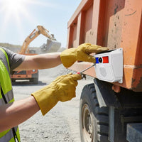 Solar Voice Alarm Outdoor Motion Alarm with Solar Charging Loud Noise Maker for Construction Workers, Perimeter Security