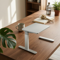 Mobile Computer Unit Stand Sturdy Build Rolling Computer Unit Holder Anti Rolling PC Cart for Office, Home