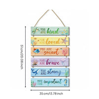 Kids Room Plaque Lightweight Coastal Wall Plaque Effortless to Mount to Hang Inspirational Wall decor for Nursery