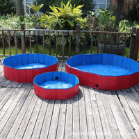 Inflatable Foldable PVC Pet Swimming Pool for Dogs and Cats