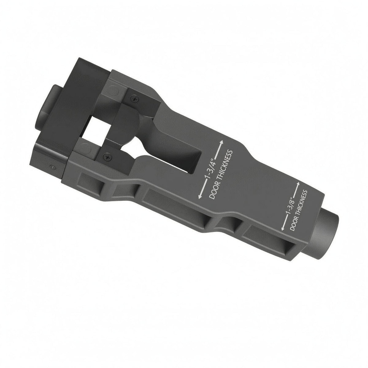 Clamping Head Door Latch Mortise Tool Molded Door Latch Mortise Template Black Accurate