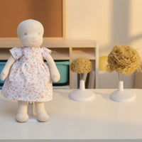 Cloth Doll Complete Stuffed Doll Soft Crochet Kit with Hooks for Craft Room, Art Class
