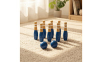 Wooden Bowling Toy Smooth Wooden Bowling Set for Playroom