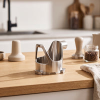 Portafilter Head Polished Three-Ear Portafilter Hardware Long-Lasting Precision for Baristas, Home Espresso Setups