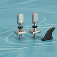 2 Pieces Stainless Fin Fastener Screw Paddleboard Fin Bolt Rust Resistant Watersports Hardware for Paddleboarders