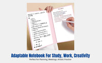Reusable Whiteboard Notebook, Letter Size, Student Math Study, Double-Sided, Quick Clean, Portable