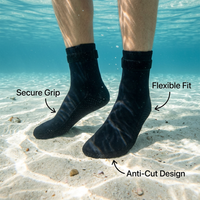 Thermal Diving Socks Men Women, Neoprene Wetsuit Socks, Anti-Slip Snorkel Socks, Waterproof Warmth Water Sports Footwear, Scuba Divers Kayakers