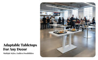 Strong Load-Bearing Cafeteria Table with Stools Hard-Wearing Commercial Furniture Waterproof Tabletop Dining Set Space-Saving Design for Restaurant Owners, Families, Apartment Dwellers, Cafeteria S, Restaurants, Quick-Service Shops, Kitchen