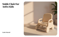 Cute Candy hues Adjustable Height Backrest Stool Stable Anti-Tip Design Adjustable Ergonomic Chair Rounded Edges kids' Furniture Easy to Clean for Children, Preschoolers, Kindergarten, Daycare, Playroom, study corner