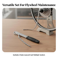 3 Pieces Cycle Cassette Removal Tool Set Heat Treated Steel for Garage