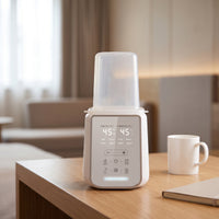 Defrost Baby Bottle Warmer Digital Electric Bottle Warmer Fast Compact for Parents, Newborns, Night Feeds, Kitchen, Nursery