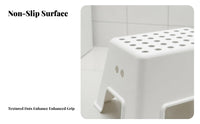 adaptable Non-Slip Step Stool adaptable Low Stepping aid Portable Footrest long-lasting Construction for Children, Seniors, Bathroom, Entryway, Living Room, Kitchen