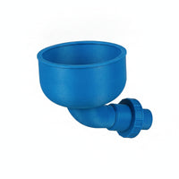 RV Water Inlet Funnel Curved-Spout RV Water Tank Funnel Easy-Connect Wide-Mouth for Campers, Travel Trailers, Campgrounds