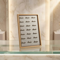Jewelry Display Frame Stylish Earring Holder Space-Saving Organizer for Collectors, Vanity