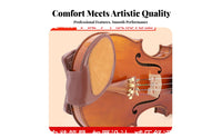 Violin Shoulder Rest Comfortable Soft Violin Shoulder Pad Non-Slip Soft Chinrest Cushion for Violinists, Music Students, Orchestra, Performances, Home