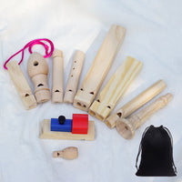 Wooden Train Whistle Flute Toy for Children