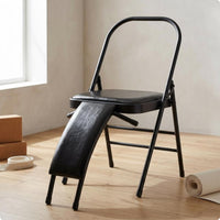 Folding Exercise Chair Space-Saving Padded Exercise Chair Comfortable