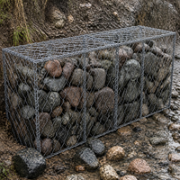 Gabion River Protection Mesh for Flood Control - Zinc-Aluminum Alloy