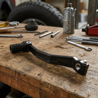 Foldable Motorcycle KLX230 Gear Lever Lever Aluminum Alloy Folding Gear Lever Lever Black Vehicle Part Machined Metal