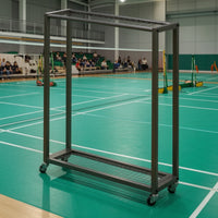 Badmintons Racket Rack Metal Badmintons Racket Stand Freestanding Sports Organizer for Schools