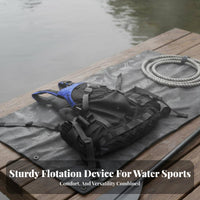 Sturdy-Duty Flotation Vest Sturdy Construction Rapid Buoyancy Aid Kayaking Buoyancy Aid Quick-Adjust Buckles Waterproof Material
