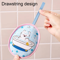 Foaming Soap Net Double-Sided Soap Net Bag Reusable for Shower, Bathroom
