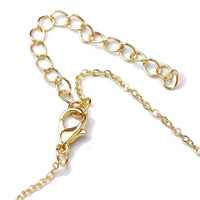 304 Stainless Steel O-Chain Necklace for Couples, Gold Plated