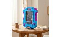 Compact Handheld Racing Game Toy No Internet Racing Game with Plastic Body Arcade-Style Retro for Road Trips