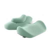 Multi-Functional Cervical Neck Pillow Two-Level-Height Memory Foam Neck Pillow Machine Washable Cover for Office Workers, Sleeping, Bedroom