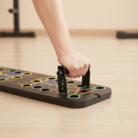 Compact Folding Push-up Board Non-Slip Push-up Board with Detachable Handles Stable Home Gym Equipment Secure for Fitness Enthusiasts