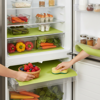 EVA Refrigerator Liners, Food Grade, Moisture-proof, Mildew-proof, Cuttable Cabinet and Shoe Cabinet Mats