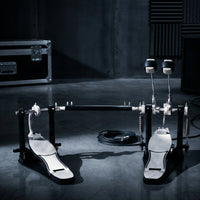 Adjustable Double Bass Drum Pedal Universal Double Kick Pedal Compatible Driveshaft Rod Responsive for Practice Rooms