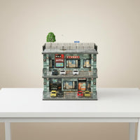 Model Car Parking Garage Multi Level Design Diorama Shelf for Room Decor