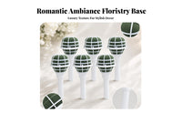6 Pieces Reusable Foam Bouquet Holder Flower Arranging Plastic Grid Bouquet Holder