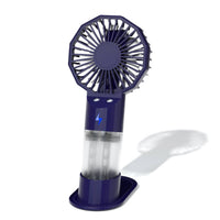 Handheld Misting Fan Compact Handheld Fan with Mist Desk-Standing for Travel