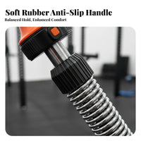 Non-Slip Grip Adjustable Power Twist Bar Easy Adjustment Coil Resistance Arm Exerciser Long-Lasting Steel Springs Coil Arm Strength Bar Portable Design for Men, Women, Beginners, Home Gym, Office