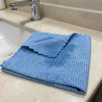 Mesh Cleaning Cloth Microfibre Cloth, 40x40cm Cleaning Cloth for Car Drying Towel, High Absorbency Low-Lint Reusable Glass Polishing Tool